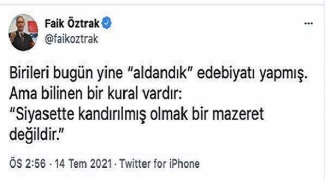 Erdoğan bir kez daha dedi ki; 