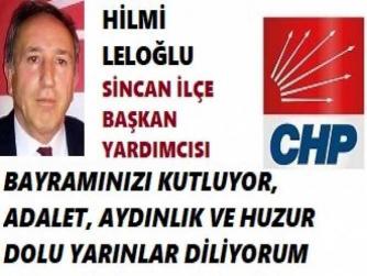 HİLMİ LELOĞLU- CHP SİNCAN ÖRGÜTÜ BAŞKAN YARDIMCISI