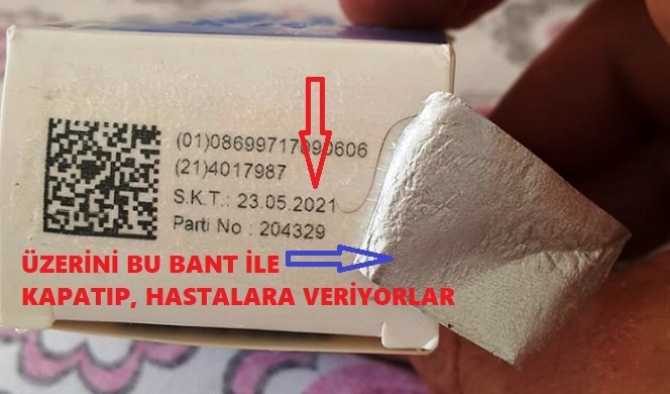 SAYIN SAĞLIK BAKANI. CORONA HASTALARINA GÜNÜ GEÇMİŞ BU İLAÇLARI VEREN SAĞLIKÇILARDAN HESAP SORACAK MISINIZ? BİLE, BİLE ÖLÜM İŞTE BU