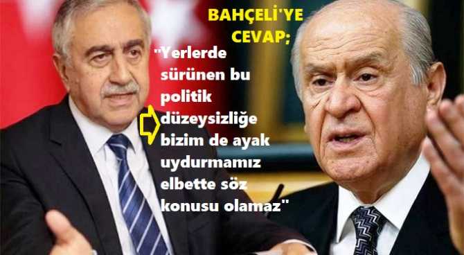 KKTC eski Cumhurbaşkanı Mustafa Akıncı'dan, Bahçeli'ye şok cevap : 