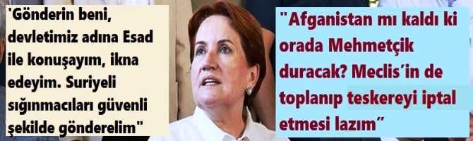 Akşener; 