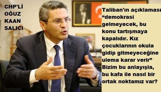 CHP'li Salıcı : “Atatürk'ten korkuyorlar, bunun farkındayız. Ama Etiyopyalının gördüğünü Tayyip Erdoğan'ın görmüyor olması bu ülkeye yakışmıyor”