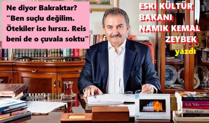 Kültür eski Bakanı Namık Kemal Zeybek yazdı : “Erdoğan Bayraktar bu büyük hırsızlık davasının sanığı değil, en önemli tanığıdır”