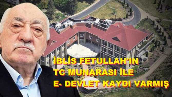 İBLİS FETULLAH'IN; T.C NUMAARASI İLE E-Devlet ve Adalet Bakanlığı UYAP sitesine kaydı varmış.. Bütün Mahkemelerini buradan takip etmiş.