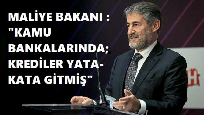 MALİYE BAKANINDAN DOĞRU BİR İTİRAF.. KAMU BANKALARI KREDİLERİ ESNAFA DEĞİL, YÜZDE 70'İ; YATA-KATA GİTMİŞ