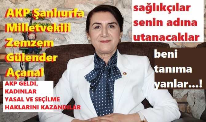 ALLAH RIZASI ADINA ŞU KADIN MİLLETVEKİLİNİ BİRİSİ PSİKOLOGA GÖTÜRSÜN. Diyor ki, “Beni tanımayanlar; ya kötü niyetlidir, ya balık hafızalıdır, ya da;  Alzheimer başlangıcı vardır. Gidip bir check-up yaptırsınlar”