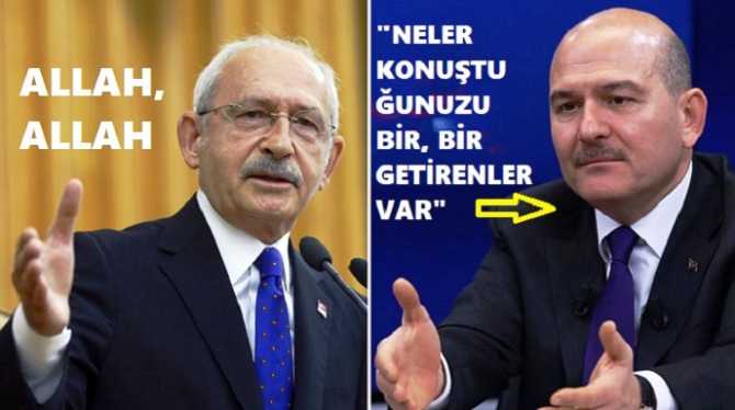 BAKAN SÜLEYMAN SOYLU'nun, CHP İÇİNDE 