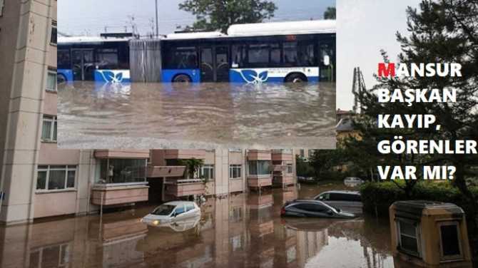 BAŞKENT ANKARA GÖRÜLMEMİŞ REZALETİ YAŞIYOR, MANSUR ALGI MERKEZİNİN ROBOT MEDYASI; REZALETİ GÖRMÜYOR, YAZMIYOR 