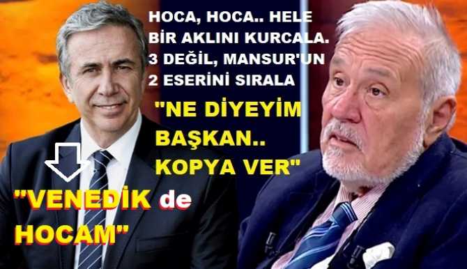 İLBER ORTAYLI VALLAHİ DOĞRU SÖYLÜYOR.. MANSUR YAVAŞ İLE ANKARA’nn DÜZENİ DEĞİŞTİ. BAŞKENT’in MERKEZİ SOKAK HAYVANLARINA YATAKHANE OLDU. ANKARA; VENEDİK GİBİ OLDU. DAHA NE OLSUN?