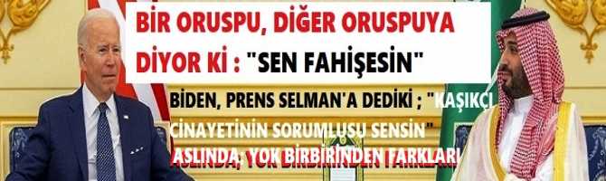 BİR ORUSPU, DİĞER ORUSPUYA DİYOR Kİ : 