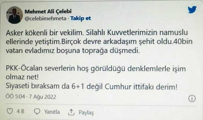 TEĞMEN İKEN FETÖ KUMPASI İLE TUTUKLANDI. CHP'DEN MİLLETVEKİLİ OLDU, İSİTFA EDİP MEMLEKET PARTİSİNE GEÇTİ, ORADAN DA İSTİFA ETTİ.ŞİMDİ; AKP'YE MESAJLAR VERİYOR : 