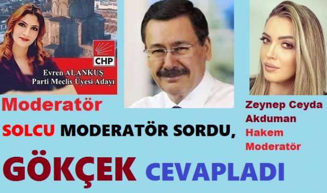 SOLCU MODERATÖR SORDU, GÖKÇEK CEVAPLADI..  BÜYÜKŞEHİR değil; BÜYÜK VURGUN ve BÜYÜK HIRSIZLIK BELEDİYESİ. ASFALT YÜKLÜ KAMYONLAR KAYIP, MADDİ DURUMU İYİ OLAN 50 BİN KİŞİYE, SOSYAL YARDIM VERİLİYOR.  