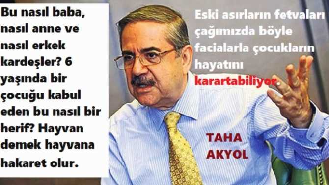 “TÜRKİYE’de ki “6 YAŞINDA EVLİLİK” FACİASINI; GELİN USTA HUKUKÇU- YAZAR, DEĞERLİ AĞABEYİMİZ TAHA AKYOL’dan OKUYALIM. ÖZLEM ZENGİN HANIM, SİZE DE YASA ÖNERİSİ VAR. 