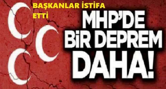 MHP GENEL MERKEZİNİ PROTESTO İÇİN, 5 İLÇE BAŞKANI, 6 İL YÖNETİCİSİ İSTİFA ETTİ