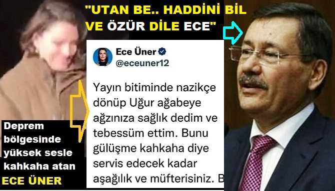 HABER Sitemizden; KARAKTER FUKARASI, SUNUCU ECE ÜNER’e; “ASIL AŞAĞILIK, UTANMAZ KİŞİ SENSİN. KAHKAHANIN ADI; NE ZAMANDAN BERİ TEBESSÜM OLDU? ÖZÜR DİLE”