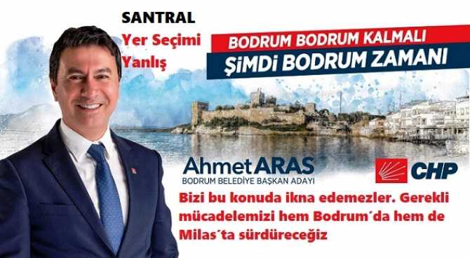 Bodrum ve Milas ilçelerinde Yanan ORMANLIK ve ZEYTİNLİK alanlarına  inatla Enerji Santrali yapmak istiyorlar. Bodrum Belediye Başkanı Ahmet Aras : 