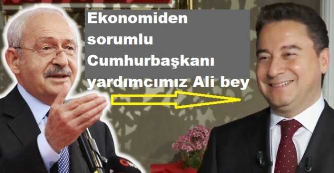 MİLLET İTTİFAKI KAZANIRSA; Ali Babacan, Ekonomiden sorumlu Cumhurbaşkanı yardımcısı 