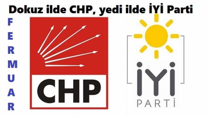 CHP, ve İYİ Parti 16 ilde Ortak listede anlaştı.9 ilde CHP'nin adayı, 7 ilde de İYİ Parti'nin adayı ilk sırada yer alacak.