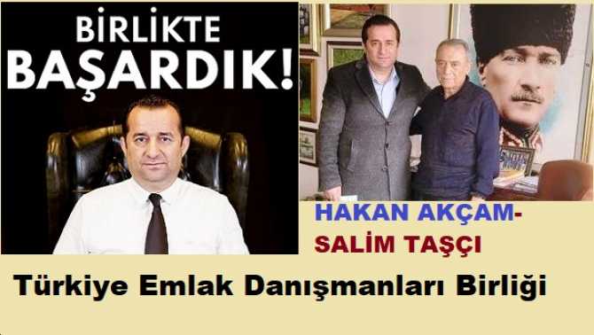 EMLAK DÜNYASINDA EN BÜYÜK BİRLİK GERÇEKLEŞTİ. TÜRKİYE EMLAK DANIŞMANLARI BİRLİĞİ KURULDU