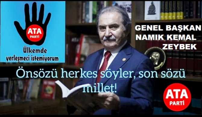 ATA Parti : “Sayın ‘Ekonomist’ Erdoğan; NAS’mı tatile çıktı, yoksa siz mi Müslümanlıktan çıktınız?”