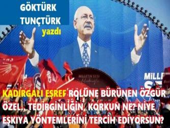 ÖZGÜR ÖZEL, ÖNCE HADDİNİ BİLECEKSİN ve EŞKIYA MI, SİYASETÇİ Mİ OLDUĞUNA KARAR VERECEKSİN? PARTİLİLERİN ADINI KULLANIP, KADIRGALI EŞREF ROLÜNE BÜRÜNME. SEN KENDİNİ NE SANIYORSUN?