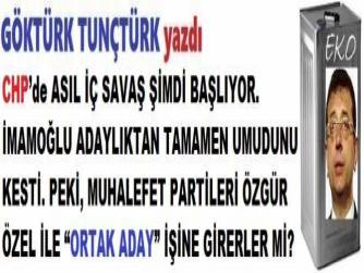 CHP’de ASIL İÇ SAVAŞ ŞİMDİ BAŞLIYOR. İMAMOĞLU ADAYLIKTAN TAMAMEN UMUDUNU KESTİ. PEKİ, MUHALEFET PARTİLERİ ÖZGÜR ÖZEL İLE “ORTAK ADAY” İŞİNE GİRERLER Mİ?