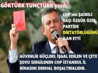“DİKTATÖR” ÖZGÜR ÖZEL, HALKIN BİR BÖLÜMÜNÜ KİN VE DÜŞMANLIĞA SEVK EDİYOR, DEVLETİN KURUMLARINI GÖREVE ÇAĞRIYORUZ. İŞGAL ETTİKLERİ CHP İSTANBUL İL BİNASINDA DEVLETE VE YARGI KARARINA MEYDAN OKUYORLAR.