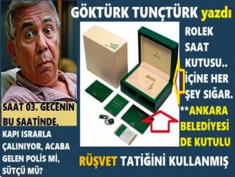 ANKARA BELEDİYESİ ’de; “KUTULU RÜŞVET” TAKTİĞİNİ UYGULAMIŞ. SAVCILIK KONSER VURGUNCULARINI AYNI ZAMANDA “ZİMMET” SUÇUNDAN TUTUKLADI. ZİMMET NE DEMEK MANSUR YAVAŞ? ‘KAMU ZARARI’ DEMEK.