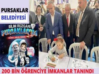 ANKARA- PURSAKLAR BELEDİYESİ GELECEĞİN BİLİM İNSANLARINI YETİŞTİRİYOR. 200 BİN ÖĞRENCİYE VERİLEN KURSLARLA BİLİM IŞIĞI YAKILDI.