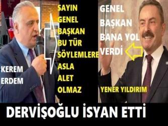 İYİ PARTİ ANKARA KONGRESİ’NDE Kİ SKANDALIN YANKILARI SÜRÜYOR. DERVİŞOĞLU, ADAYLAR ARASINDA AYRIM YAPTIĞI İDDİASINA İSYAN ETTİ.