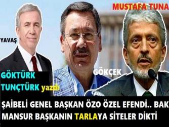 “ŞABELİ GENEL BAŞKAN” ÖZGÜR ÖZEL’e; “HUKUKU TANIMAYAN”, HUKUKÇU MANSUR YAVAŞ ve MUSTAFA TUNA CEVABIM. “ULAN ALAYINIZ, MELİH GÖKÇEK İCRAATLARINDA GRAM BİLE ETMEZSİNİZ, BOŞ TENEKELER”