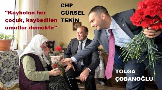 KAYIP ÇOCUKLARIN AKIBETİNİN ARAŞTIRILMASI İÇİN YASA TEKLİFİ HAZIRLAYAN CHP MİLLETVEKİLİ GÜRSEL TEKİN : 