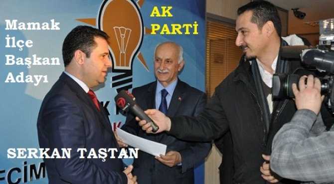 Mamak Ak Parti İlçe Başkanlığı, bayrak yarışında Adaylığını ilk ilan eden Serkan Taştan oldu