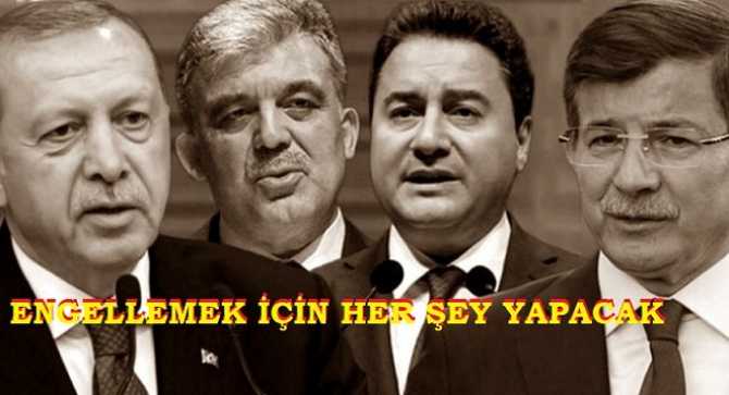 Erdoğan; Babacan ve Davutoğlu'nun engellemek için her şey yapacak.. Parti içinde ki kırgın ve küskünlere de; İl ve İlçe başkanlıkları verecek