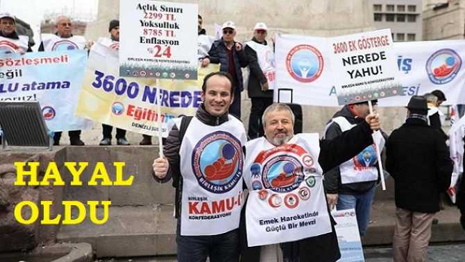 300 Gün geçti.. 3600 ek gösterge hayal oldu.. Bu bütçe programında da yok.. MHP sadece konuşuyor, iş oylamaya gelince kaçıyor