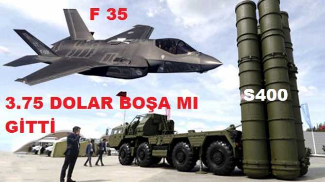 Eşkıya ABD, F-35'lere resmen el kodu.. S-400 Füzelerin kurulumu yapılmadı.. Yani; 3.75 Milyar dolar heba oldu