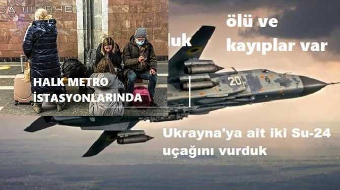 UKRAYNA’nın DURUMU KÖTÜ.. RUSYA FÜZE YAĞDIRIYOR.. HALK METRO İSTASYONLARINA SIĞINDI VE UKRAYNA TÜRKEYE’DEN, BOĞAZLARIN RUS GEMİLERİNE KAPATILMASINI İSTEDİ 
