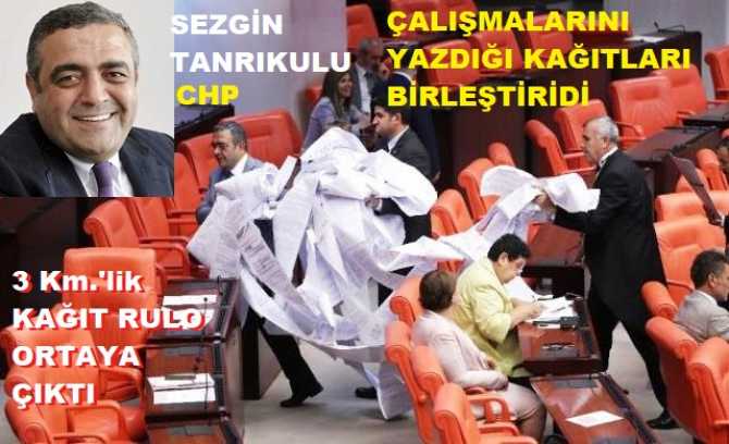 MECLİSİN EN ÇALIŞKAN MİLLETVEKİLİ CHP’li SEZGİN TANRIKULU ÇIKTI. HEM DE; CUMHURİYET TARİHİNİN EN ÇOK PERFOSMAN SERGİLEYEN VEKİLİ OLDU