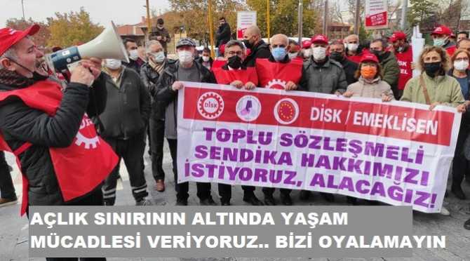1 KURUŞ BİLE ZAM ALAMAYAN EMEKLİLER, YARIN BÜYÜK BİR MİTİNG YAPACAKLAR