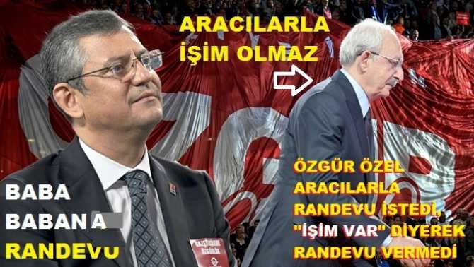 ÖNCE ETTİĞİNİZ HAKARET VE YAPTIĞINIZ TEHDİTLERDEN DOLAYI ÖZÜR DİLEYİN, SONRA KILIÇDAROĞLU'ndan RANDEVU İSTEYİN ÖZGÜR EFENDİ