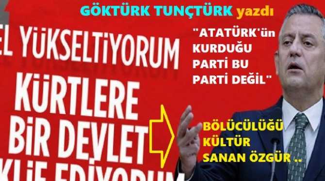 CHP; ARTIK, “ATATÜRK’ün PARTİSİ” DEĞİL, “EKREM’in PARTİSİ” OLMUŞTUR. BÖLÜCÜ AĞIZLI, GAFİL ÖZGÜR ve EKİBİ, “KÜRT RAPORU” HAZIRLAMAK İÇİN SAHAYA İNİYOR. SAVCILAR GÖREVE.. 