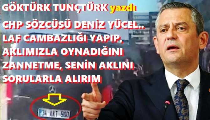 TÜRKİYE BU SKANDALI KONUŞURKEN, ÖZGÜR ÖZEL DUT YEMİŞ BÜLBÜL OLDU. Ve CHP SÖZCÜSÜNE “KAYITLI MAKAM ARACI” CEVABIM : “LAF CAMBAZLIĞI YAPMA”